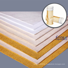 P84 PTFE Nomex(aramid) PPS Fiber glass high temperature needle punched felt dust filter fabric cloth for dust bag